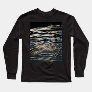 Alaskan River Sunset Reflection Long Sleeve T-Shirt